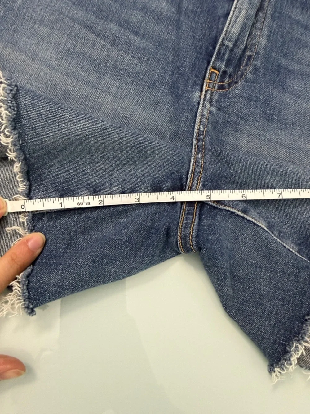 Hudson Devon Biker Denim Shorts